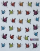 Sticker Schmetterling farbig