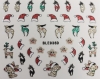 Sticker Glitter Rentiere