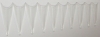 500 pcs Clear Triangle Stiletto Tips,  without box
