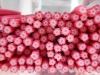 Fimo Stange Blumen rosahelldunkel