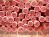 Fimo Stange Blumen Rose pink