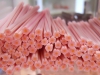 Fimo Stange Blumen weissrosaklein