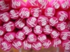 Fimo Stange Totenkopf pink