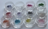 12 Stk. Stoffblumen Mini
