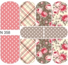 First Gel Nail Tattoo Sticker N 358