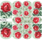First Gel Nail Tattoo Sticker N 619