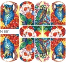 First Gel Nail Tattoo Sticker N 661