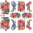 First Gel Nail Tattoo Sticker N 364