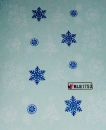 Nail Tattoo Christmas Schneeflocken