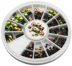 Blaze-colored Rhinestones