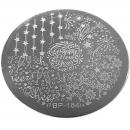 Stamping Plate Happy New Year rund 5,5 cm