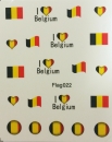 Sticker Belgien