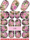 Nail Tattoo-Sticker, J 40