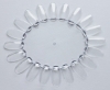 1 Stück Präsentationsdisplay oval, klar m. 20 Tips